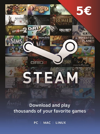 Steam Gift Card 5 EUR