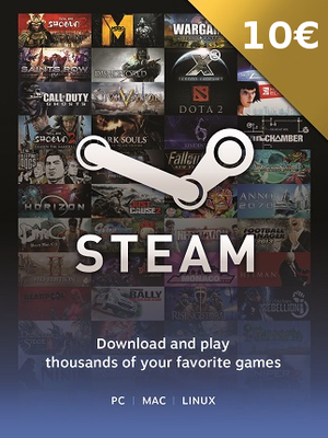 Steam Gift Card 10 EUR