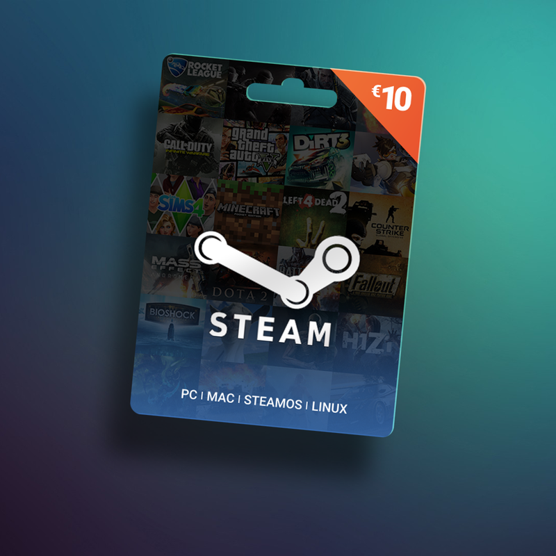 Steam Gift Card 10 EUR